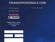 Tablet Screenshot of finanzapersonale.com